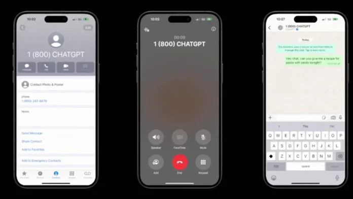 ChatGPT en llamadas telefónicas