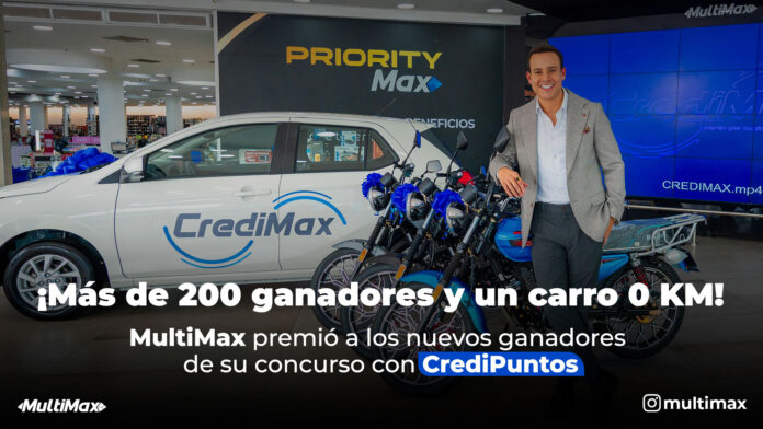 MultiMax ganadores concurso CrediPuntos